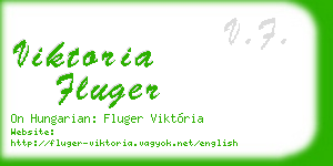 viktoria fluger business card